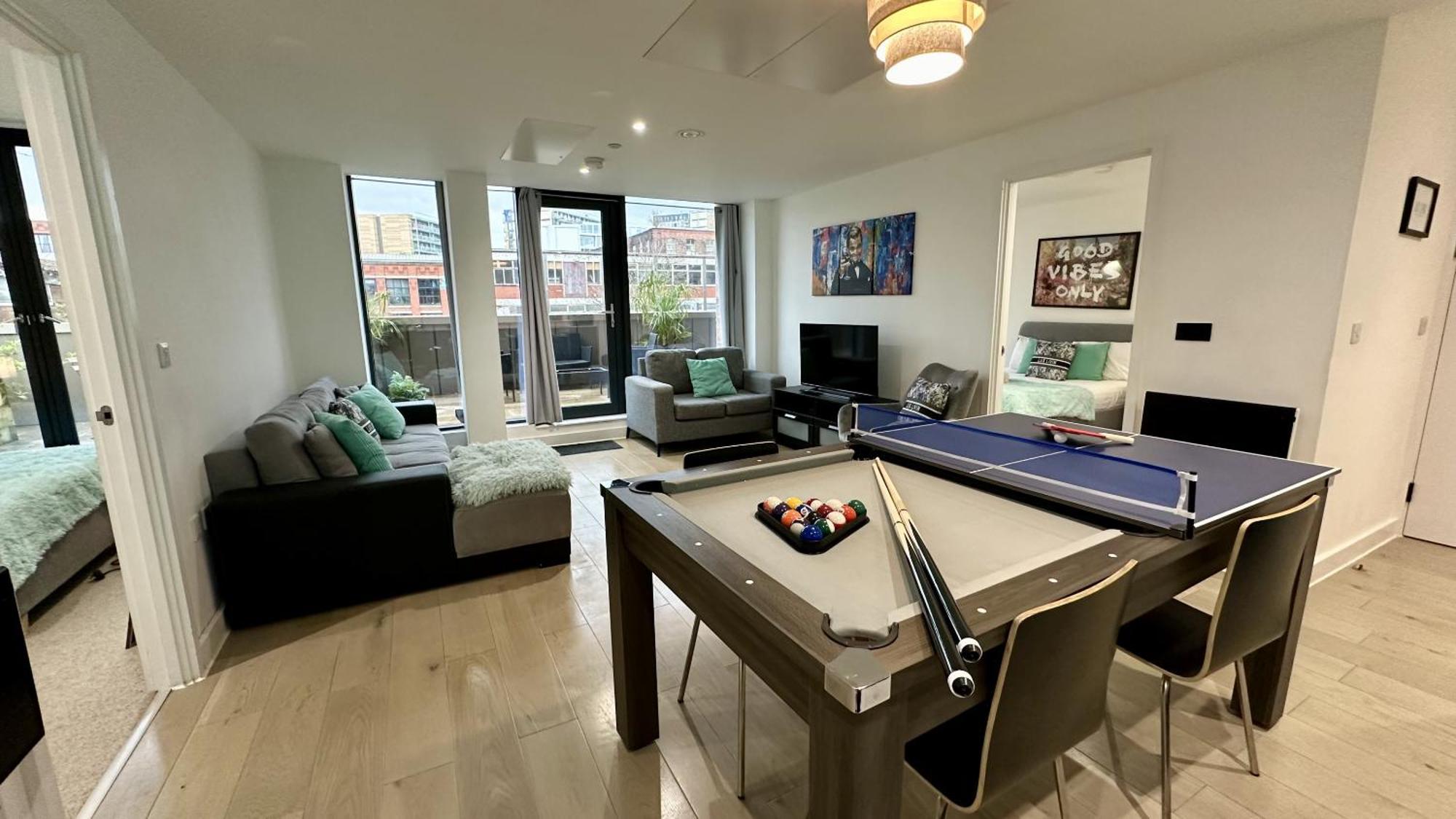 Lux Livin' Apartments - Luxury 2 Bed Apartment With Sky Garden Manchester Extérieur photo