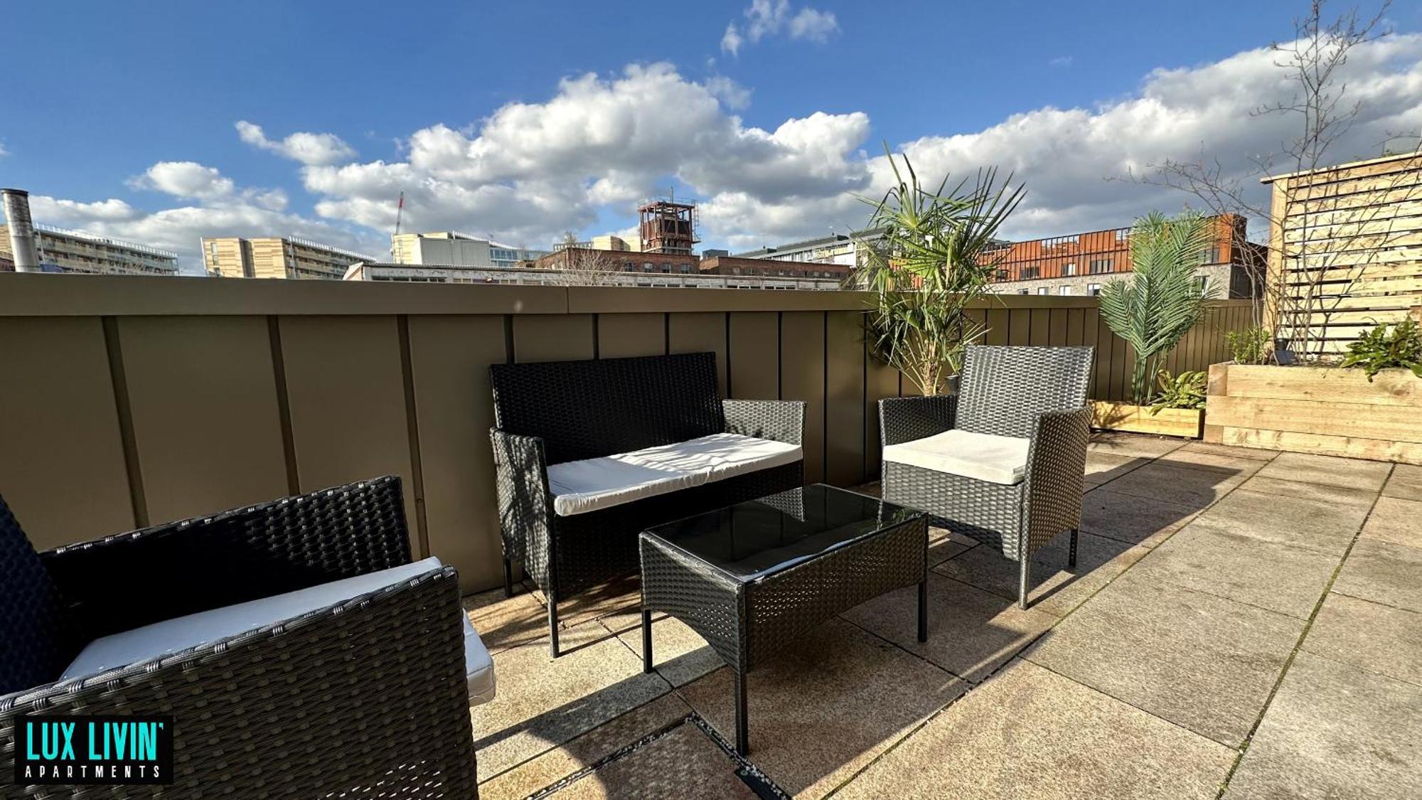 Lux Livin' Apartments - Luxury 2 Bed Apartment With Sky Garden Manchester Chambre photo